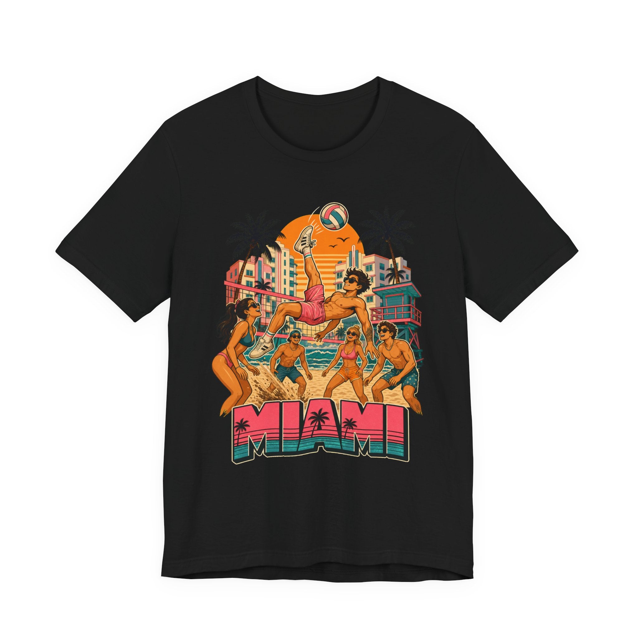Miami South Beach Match Tee