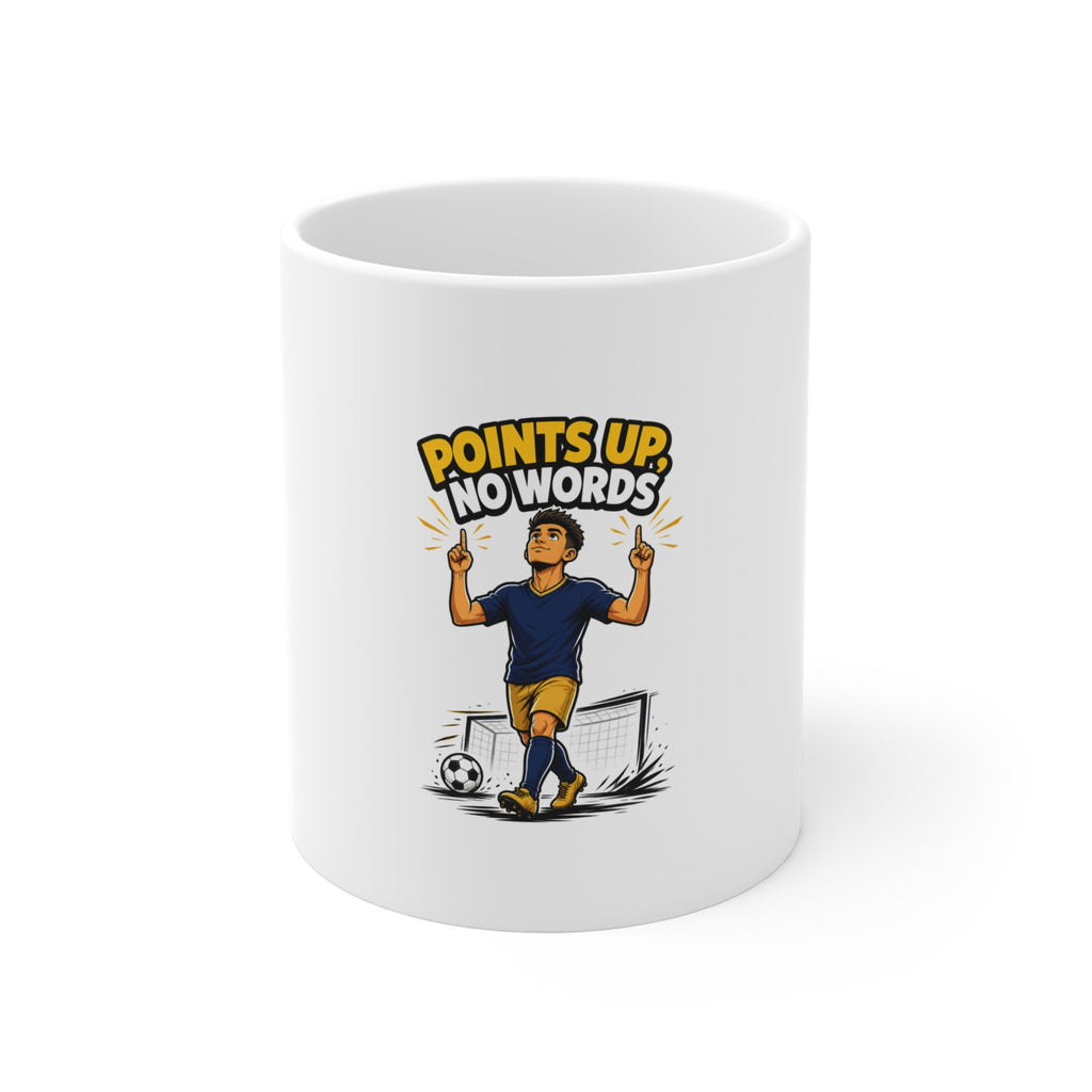 Points Up No Words Mug
