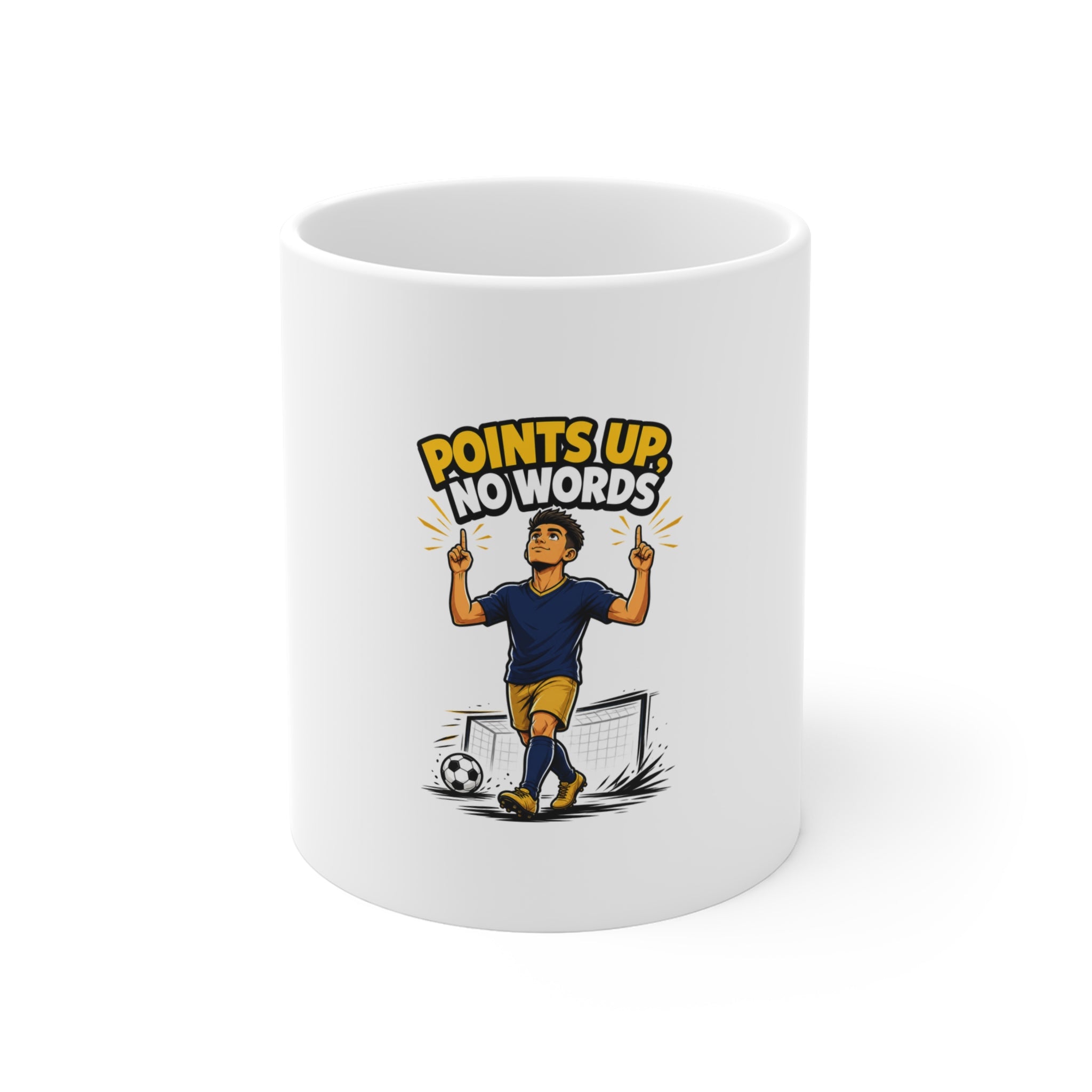 Points Up No Words Mug