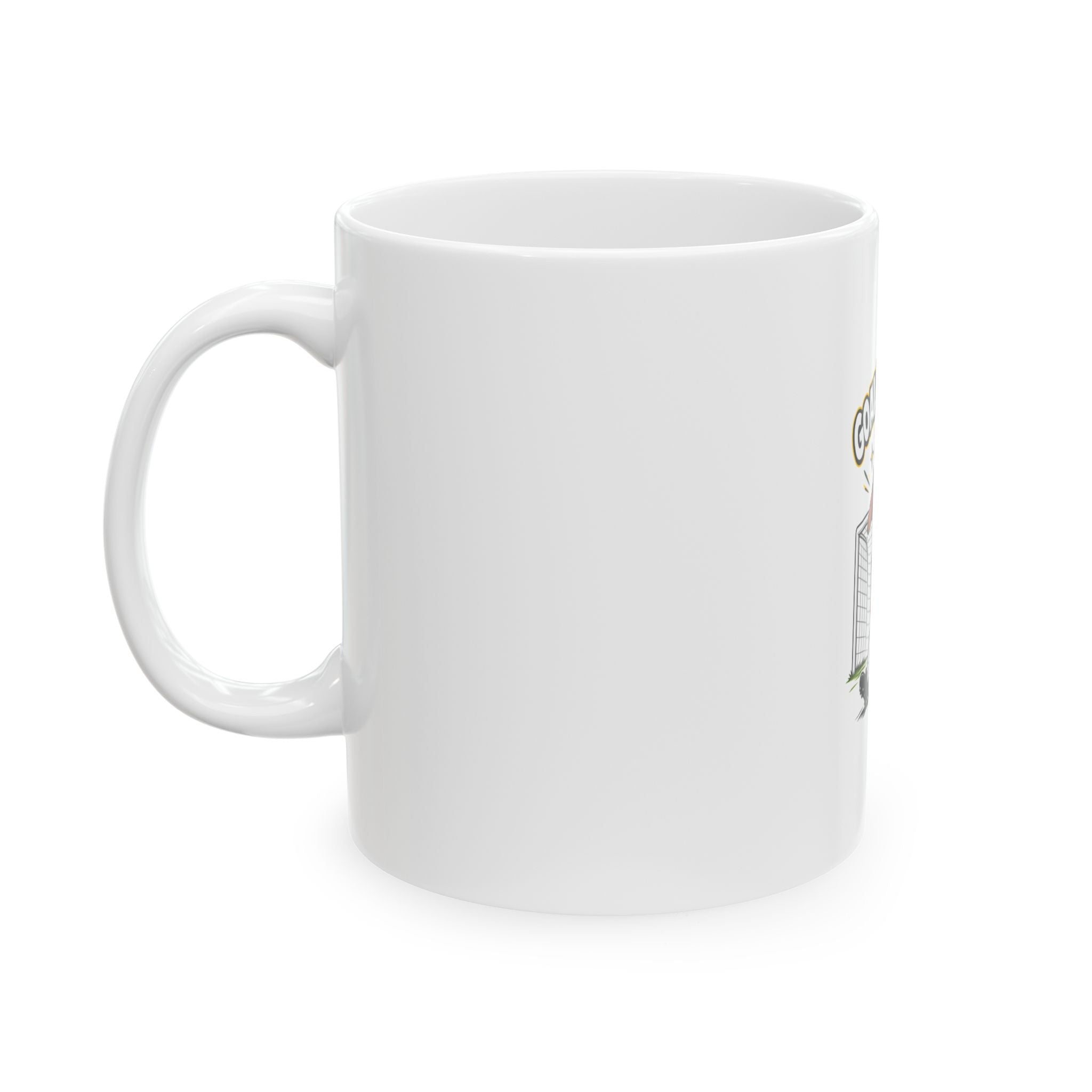 Goal Normal Red White Mug