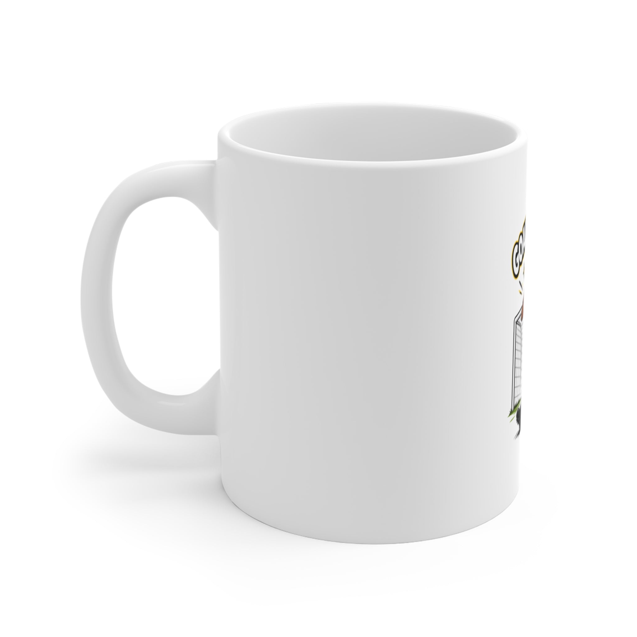 Goal Normal Red White Mug