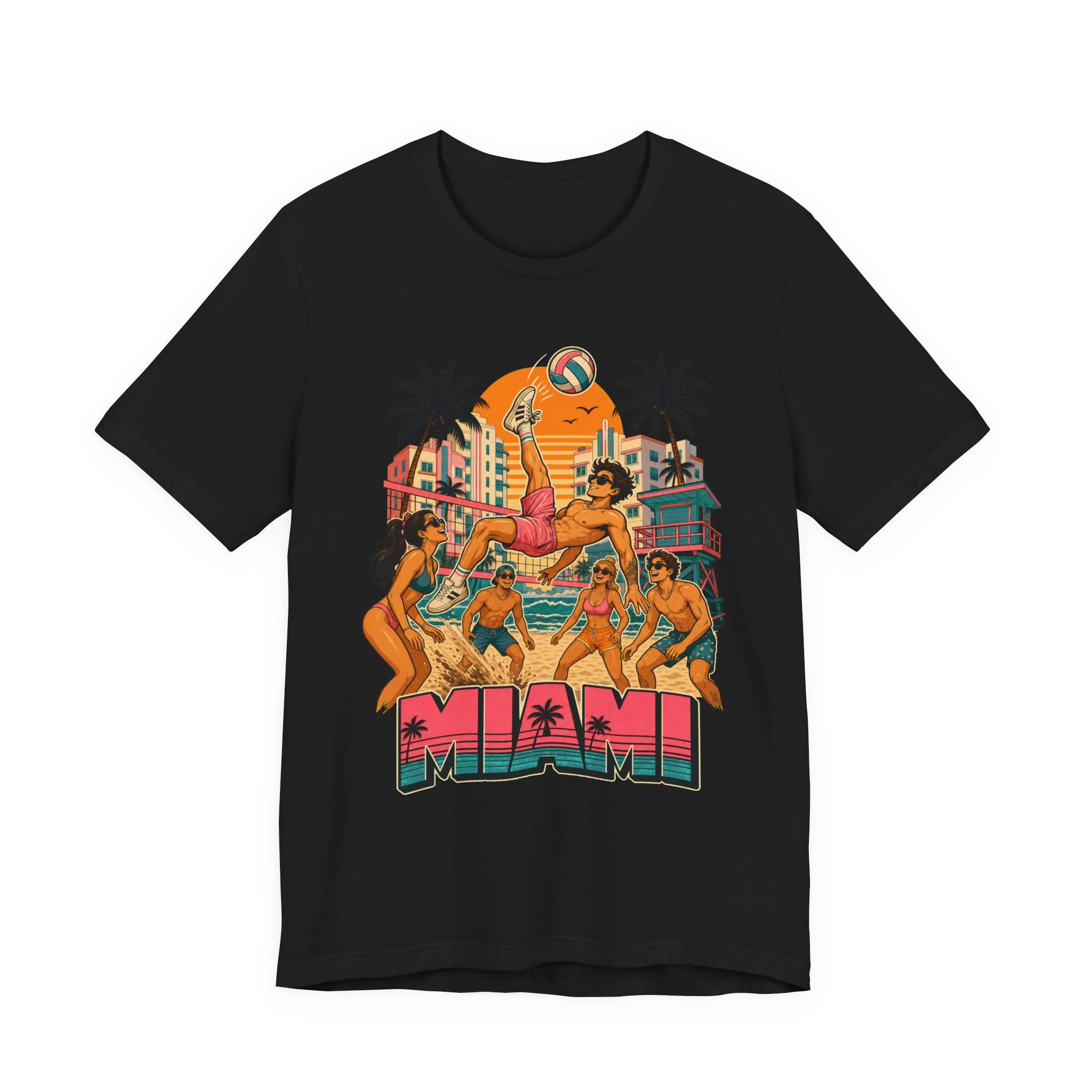 Miami South Beach Match Tee