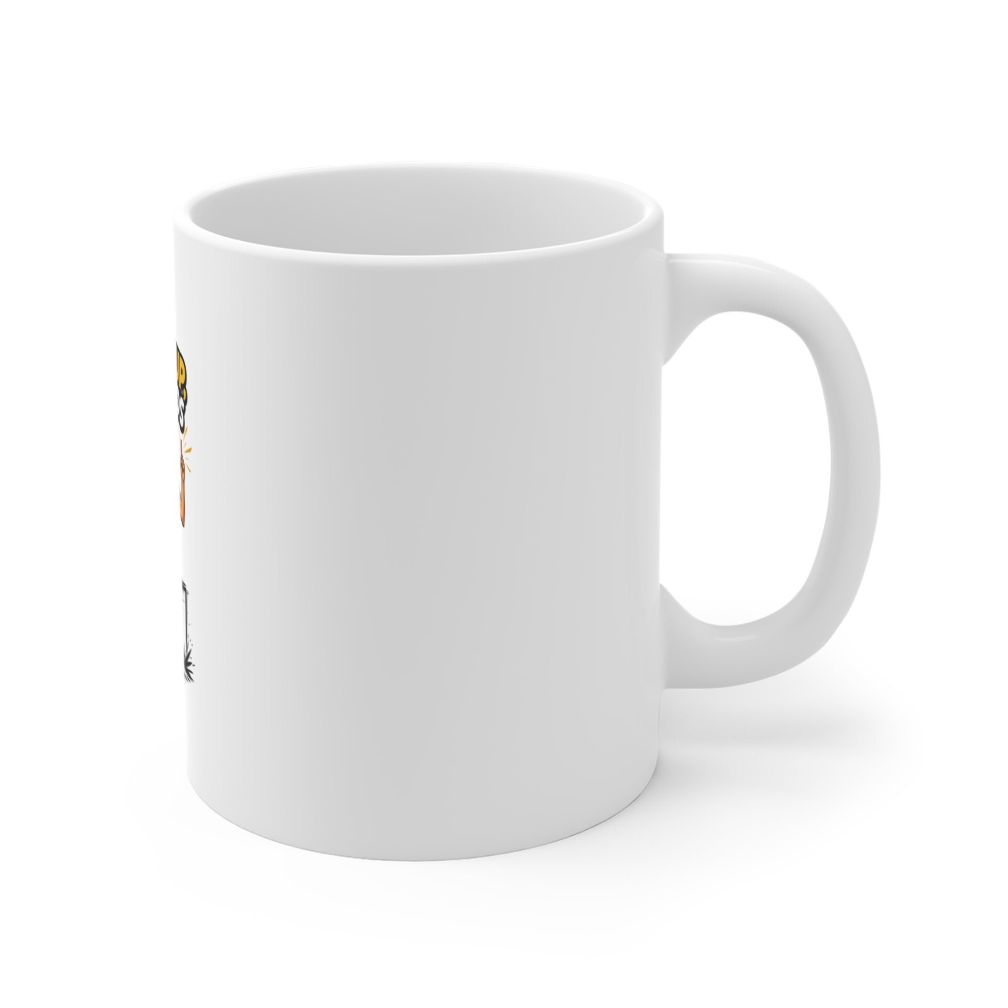 Points Up No Words Mug