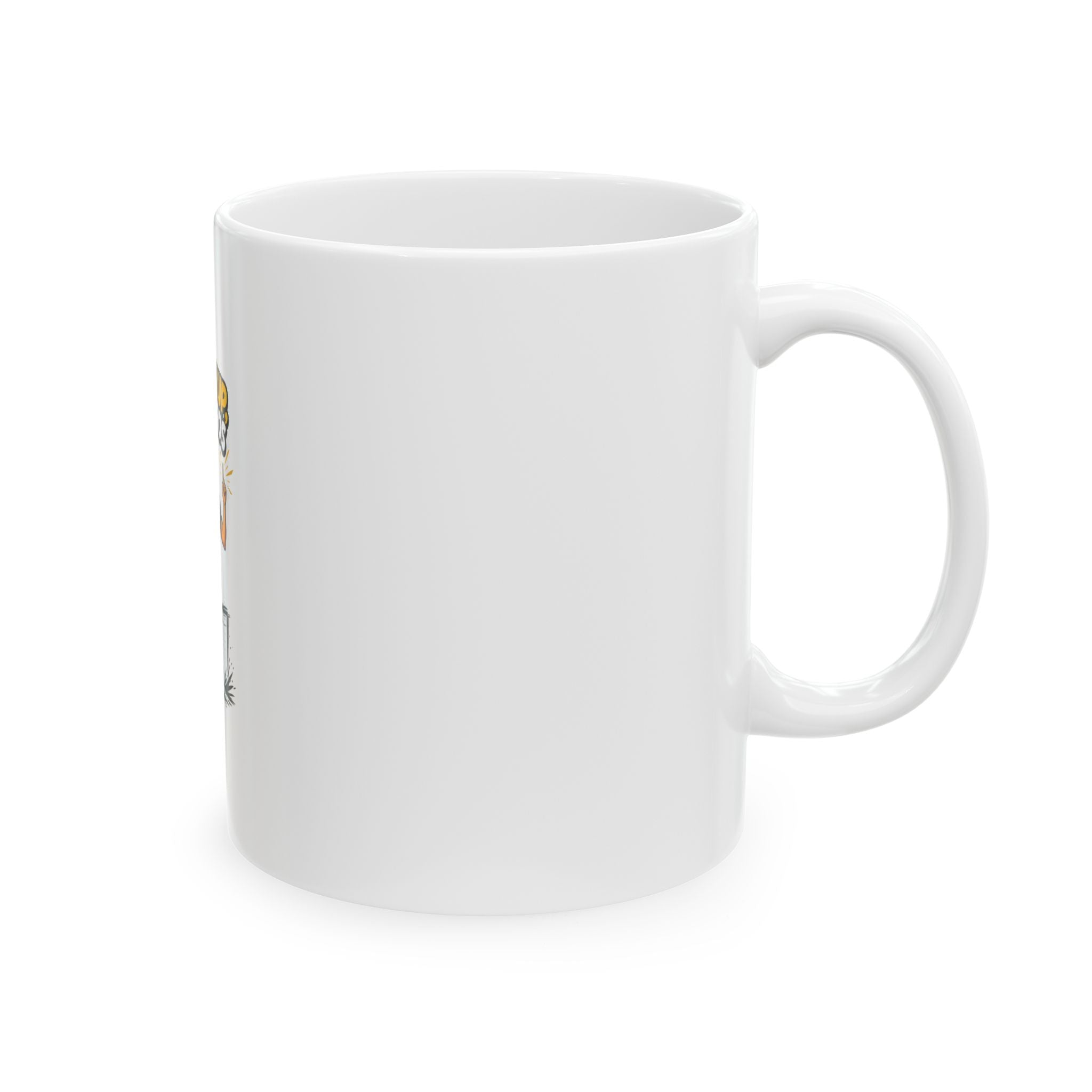 Points Up No Words Mug