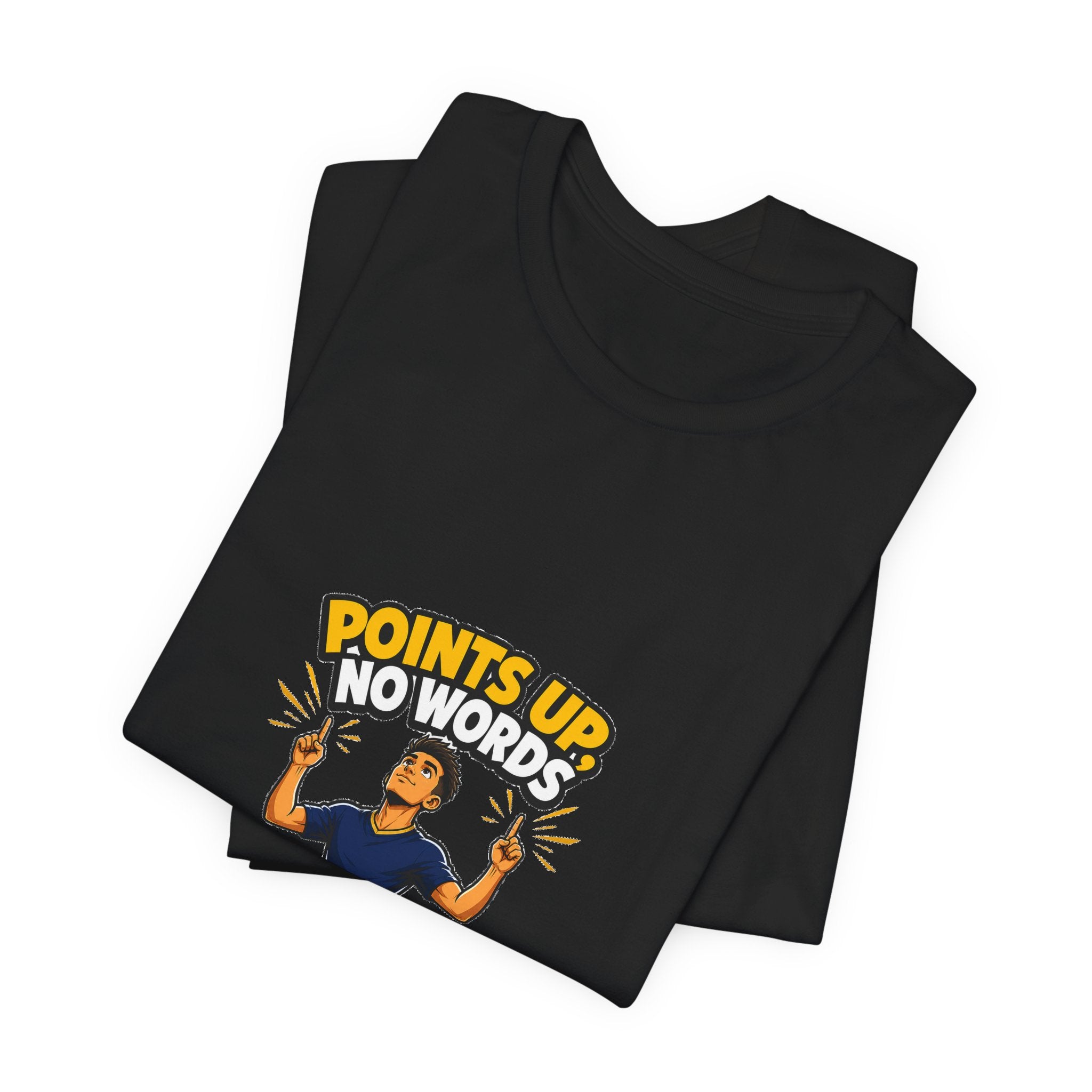 Points Up No Words Tee