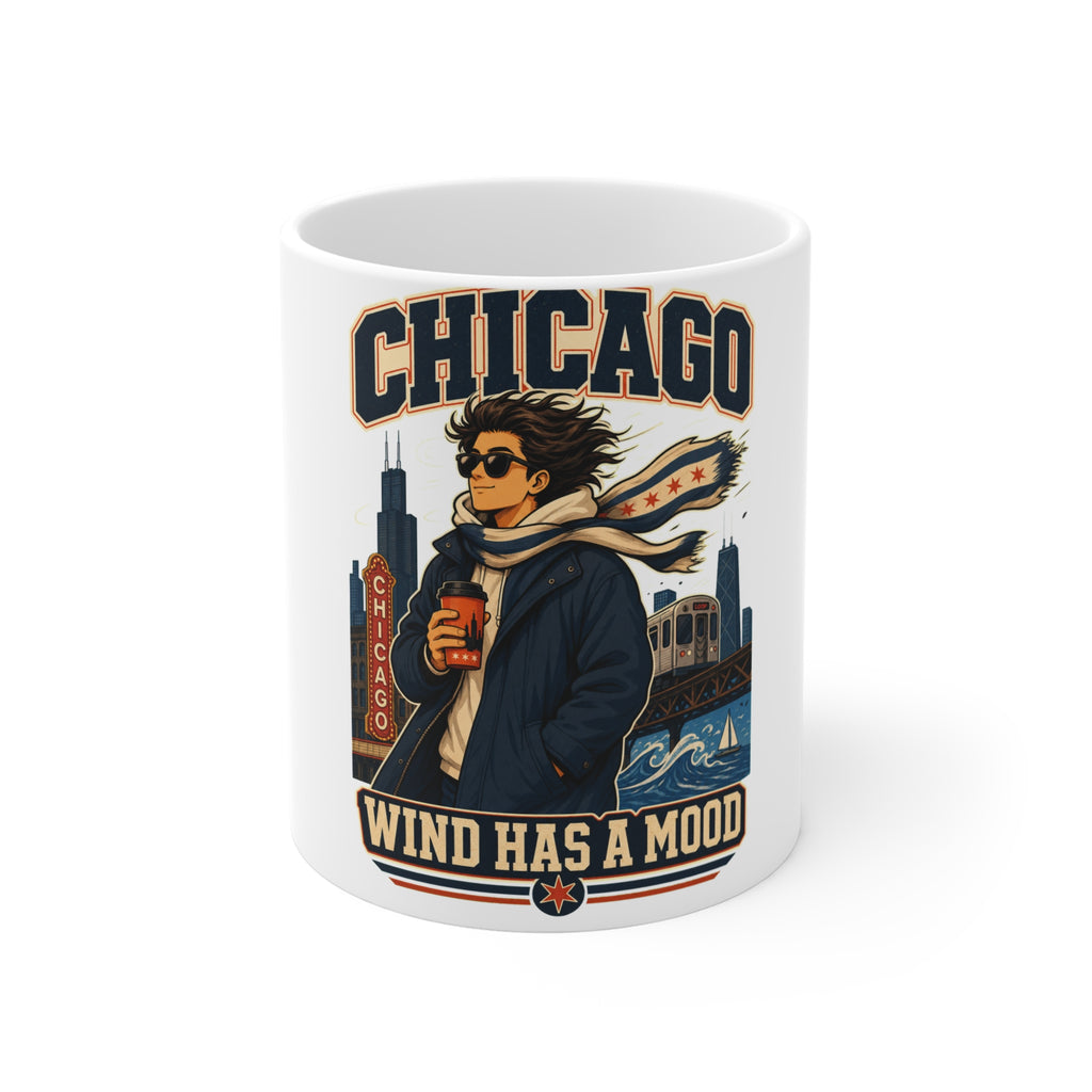 Chicago Wind Has A Mood Mug