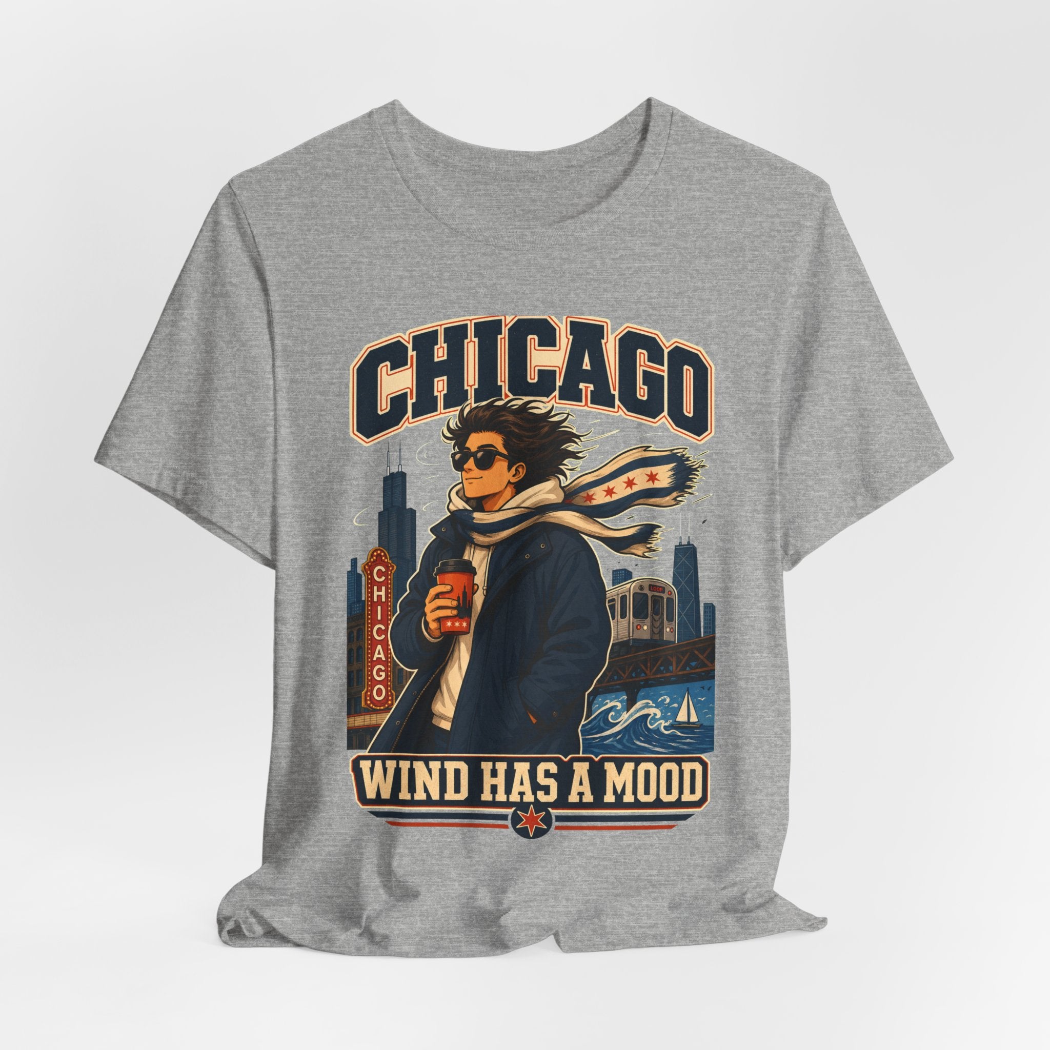 Chicago Wind Has A Mood Tee