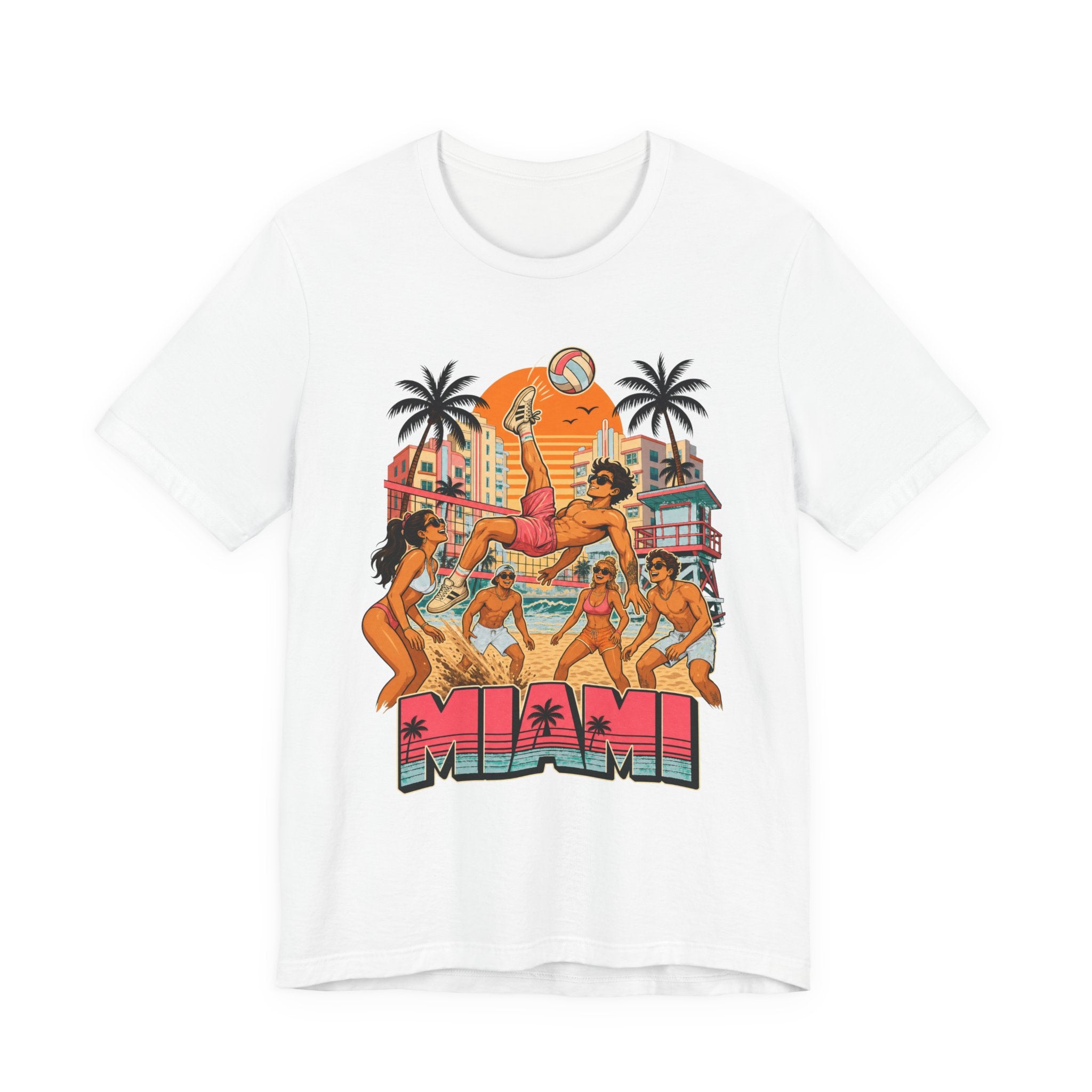 Miami South Beach Match Tee