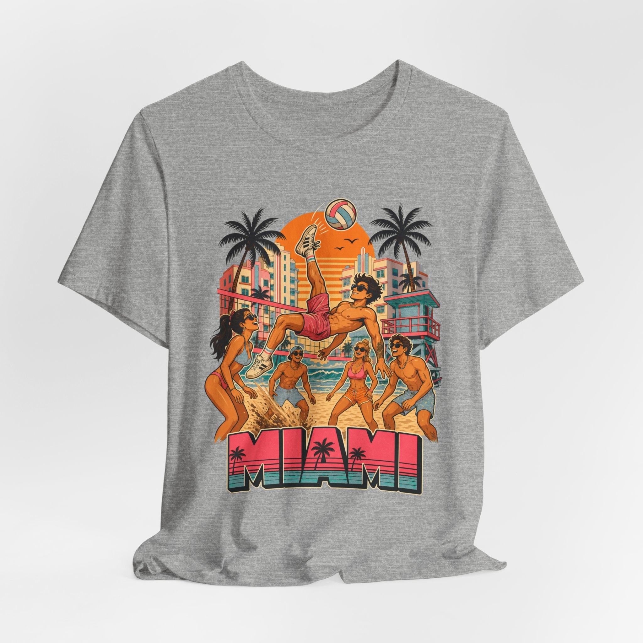 Miami South Beach Match Tee