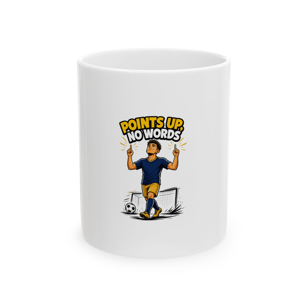 Points Up No Words Mug