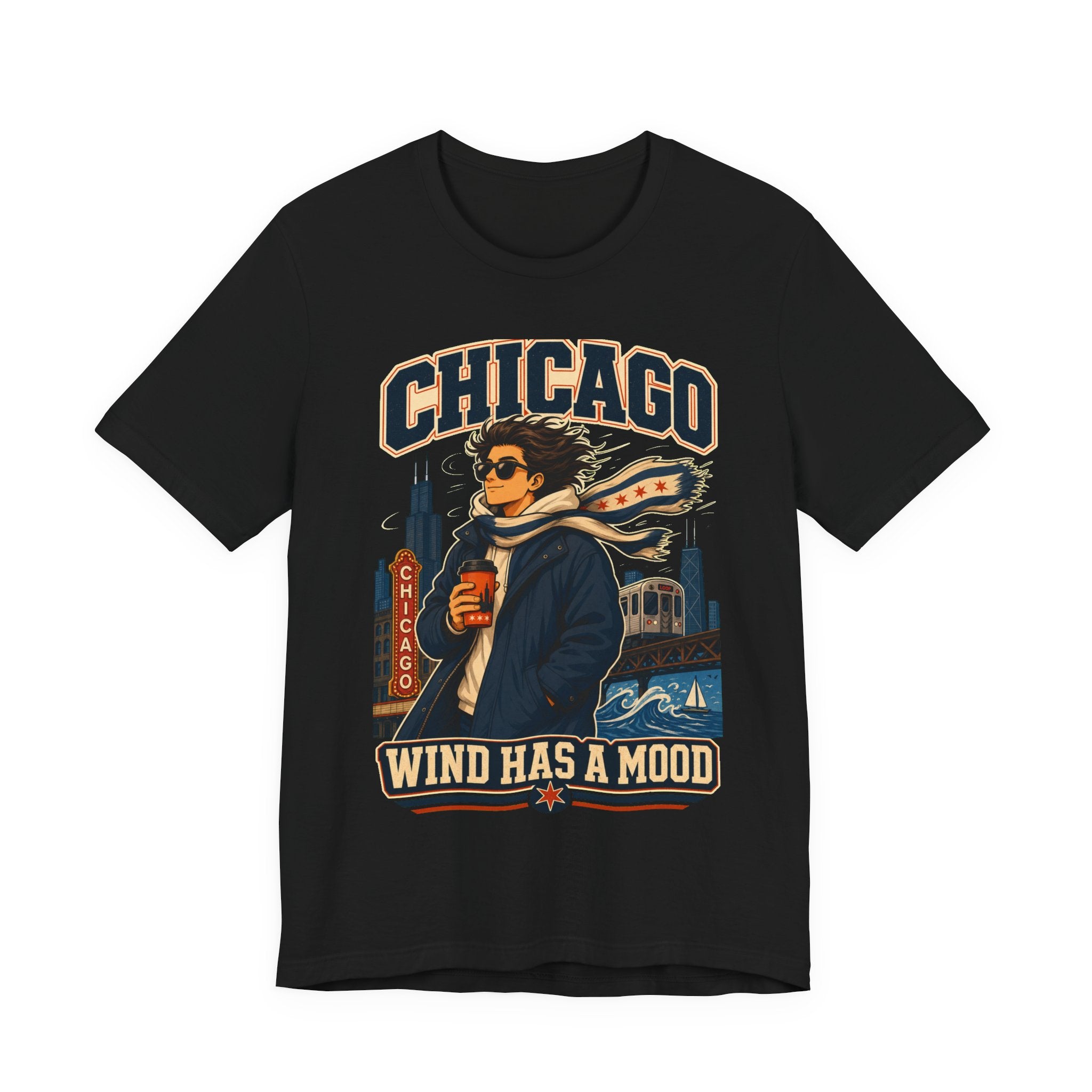 Chicago Wind Has A Mood Tee