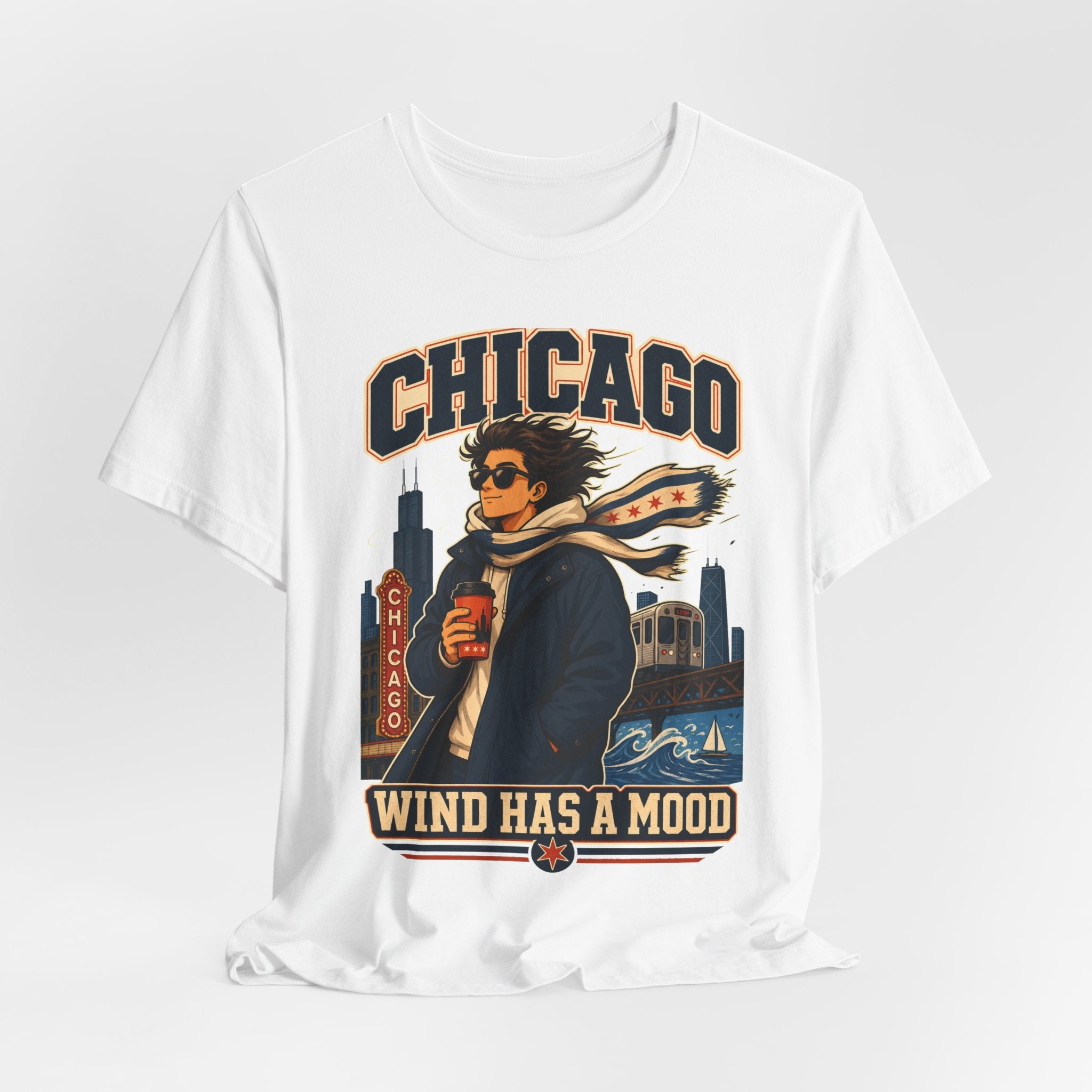 Chicago Wind Has A Mood Tee