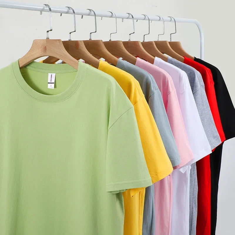 Coffee and Beer Printed Men's T-Shirt 100% Cotton Oversized Funny Graphic Tees for Men Summer Tops