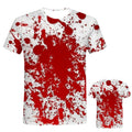 Halloween Horror T-Shirts Blood 3D Print Streetwear Summer Men Women Oversized Short Sleeve T Shirt Male Tees Tops Man Clothing