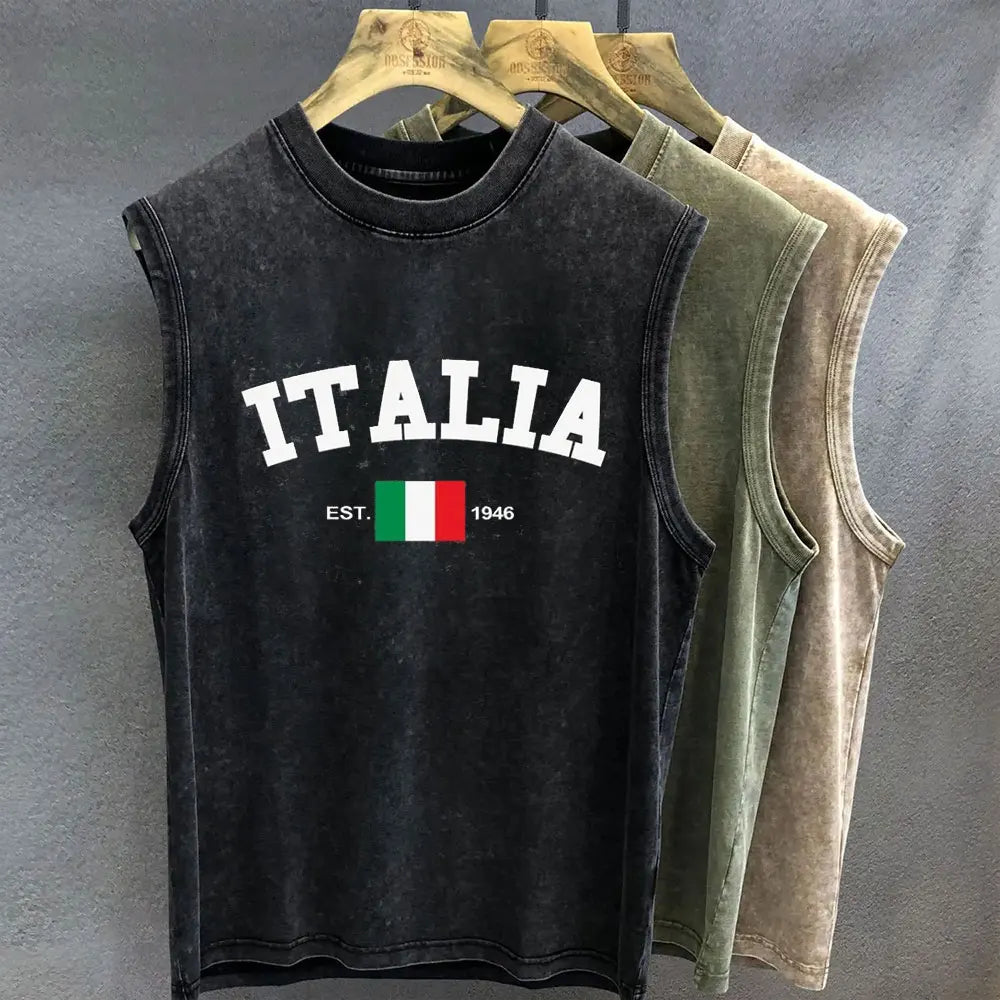 Brazil Vintage Wash Tank
